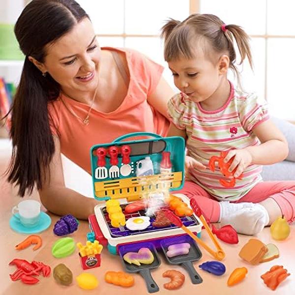 NM55990 Kids BBQ Grill Toy - 42 Piece