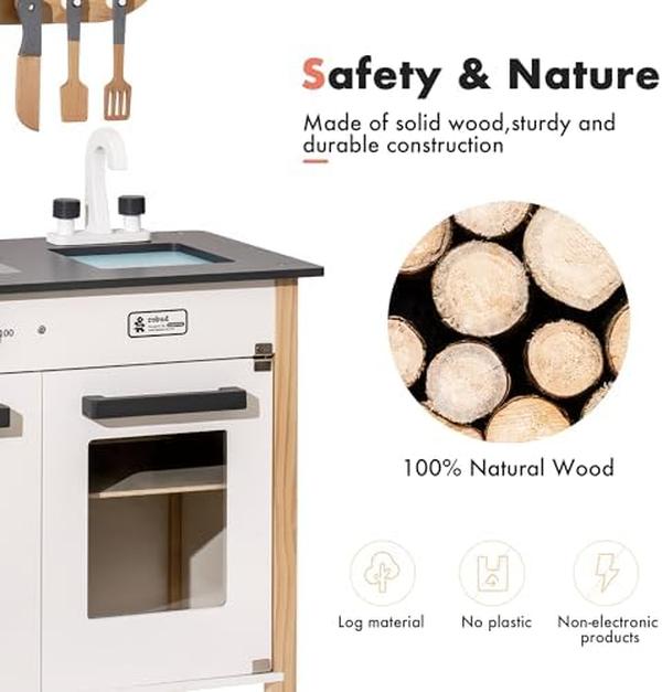 NM56025 Wooden Play Kitchen