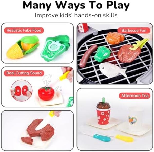 NM56036 Kids BBQ Grill Playsets