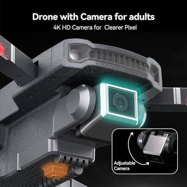 NM56084 360 deg Obstacle Avoidance Drone with Camera for Adults 4K