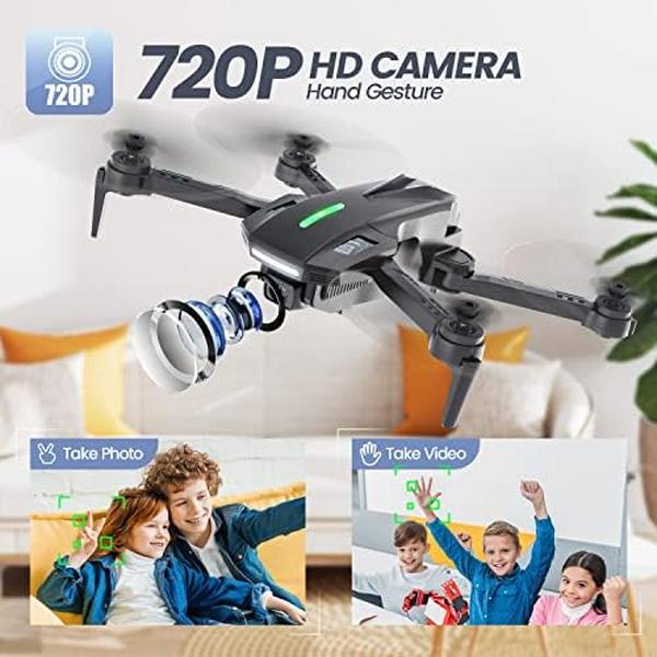 NM56091 D70 720P HD FPV Foldable Mini Drone with