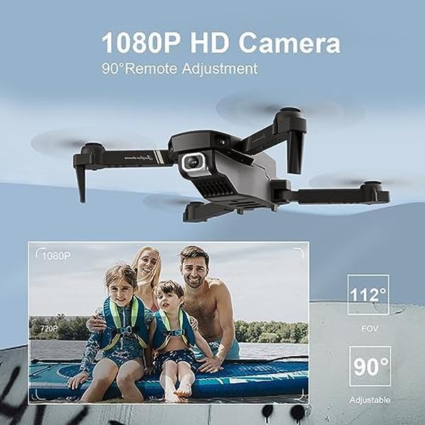 NM56120 Drone with 1080P Camera for Adults Kids - Black