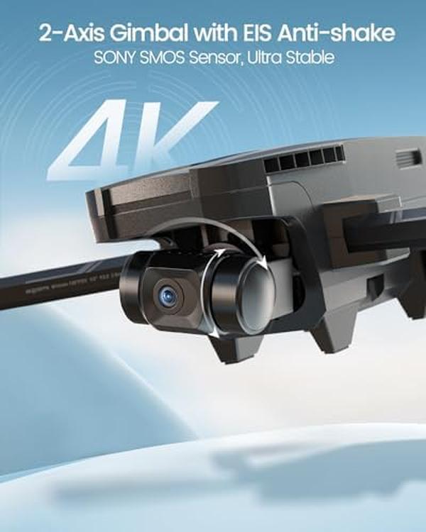 NM56194 HS720G Holly Stone GPS Drones with Camera for Adults 4K FAA