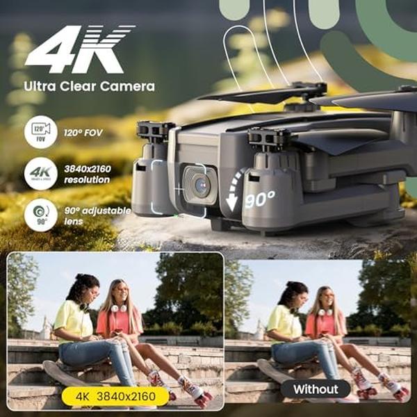 NM56222 Holly Stone HS440D Drones with Camera for Adults & 4K UHD Camera