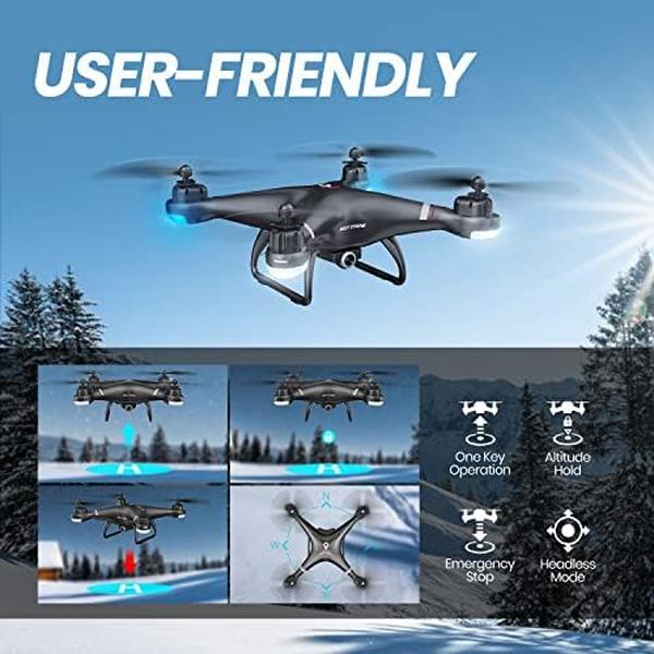 NM56226 Holly Stone GPS Drone with 1080P HD Camera FPV Live Video for Adults & Kids