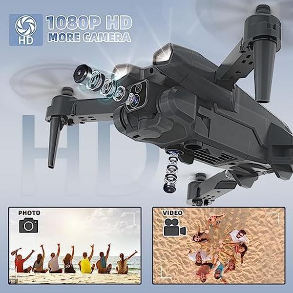 NM56266 RC Drone with Camera HD 2 Cameras Mini Drones for Adults
