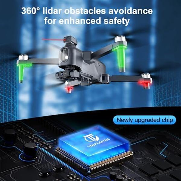 NM56270 3-Axis Gimbal Obstacle Avoidance Drone with Camera 4K