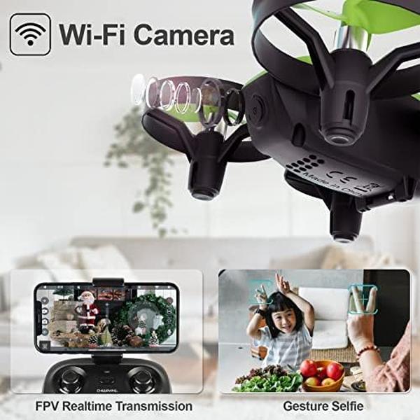 NM56278 CW10 Mini Drone for Kids WiFi FPV Drone with Camera