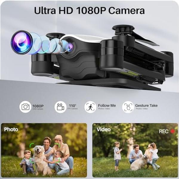 NM56292 Drone Optical Flow Positioning RC Quadcopter with 1080P HD Camera