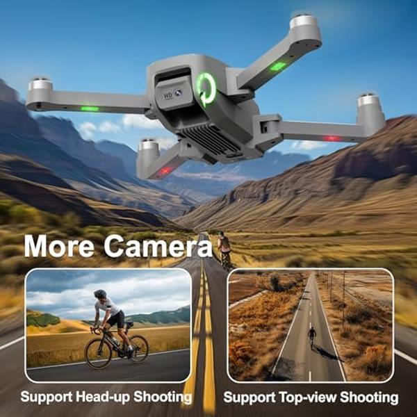 NM56307 Brushless Motor Drone with 1080p Camera for Adults