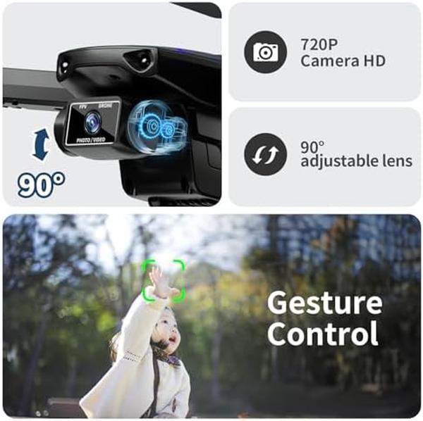NM56319 RC Drone with Camera 720P for Adults