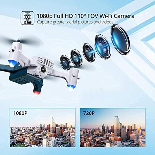 NM56324 Drone with 1080P Camera for Adults, Beginners & Kids