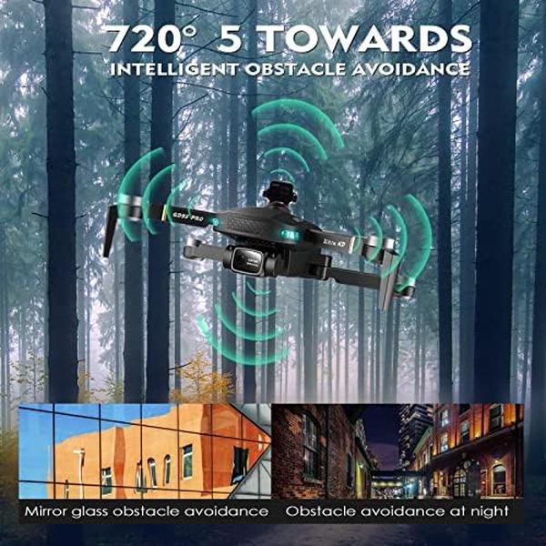 NM56352 Pro Obstacle Avoidance GPS Drone with 4K EIS Camera for Adults Beginner
