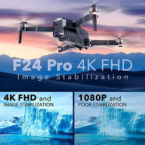 NM56354 F24 Pro Foldable RC Quadcopter Drones with Camera for Adults 4K