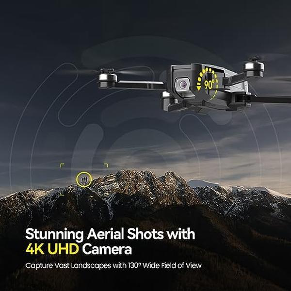 NM56372 Holly Stone HS720 GPS Drone with Camera for 4K UHD Adults