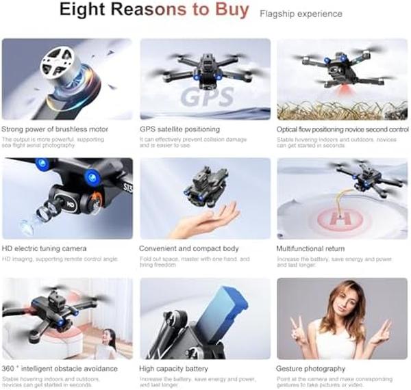 NM56375 Drone with Camera for Adults 4K