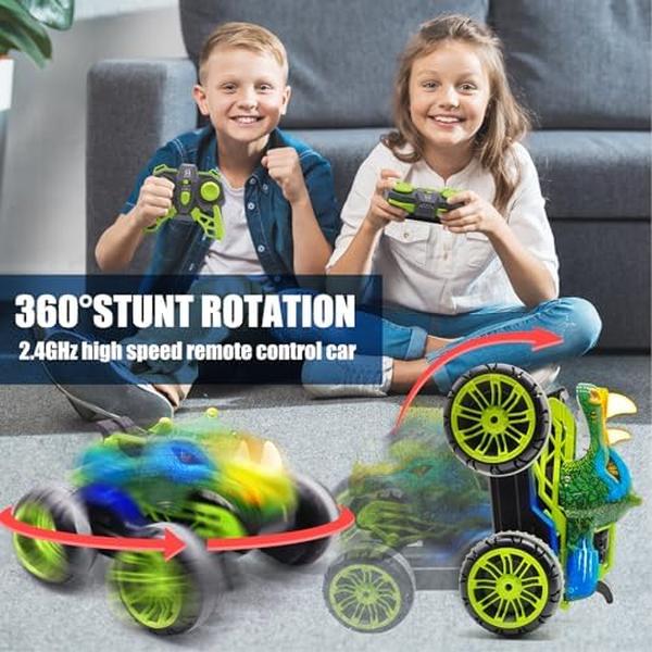 Picture of UNO1RC NM56451 2.4GHz RC Stunt Cars Drone for Kids
