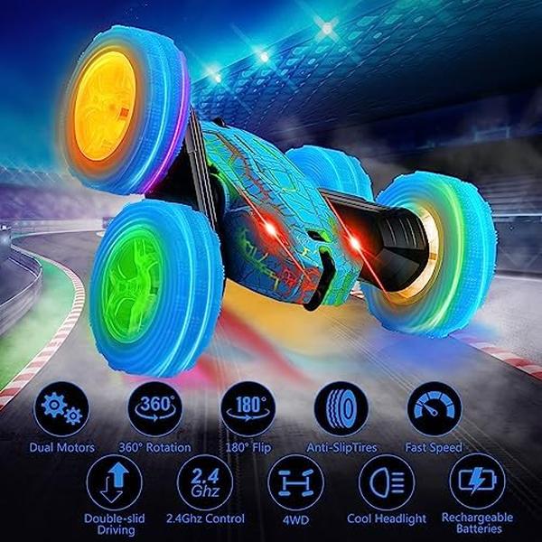 NM56464 Rotating Remote Control Car - Blue