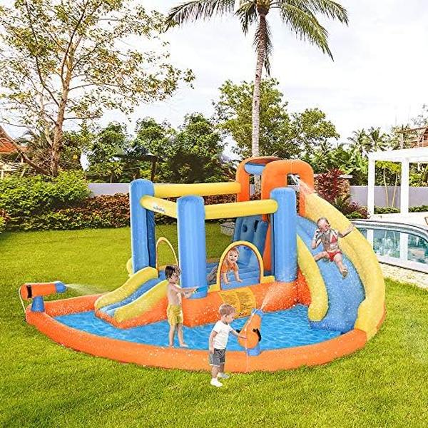 NM56599 Kids Inflatable Water Slide 5-in-1 Bounce House