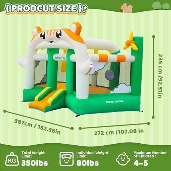 NM56644 Inflatable Bounce House with Blower for Kids