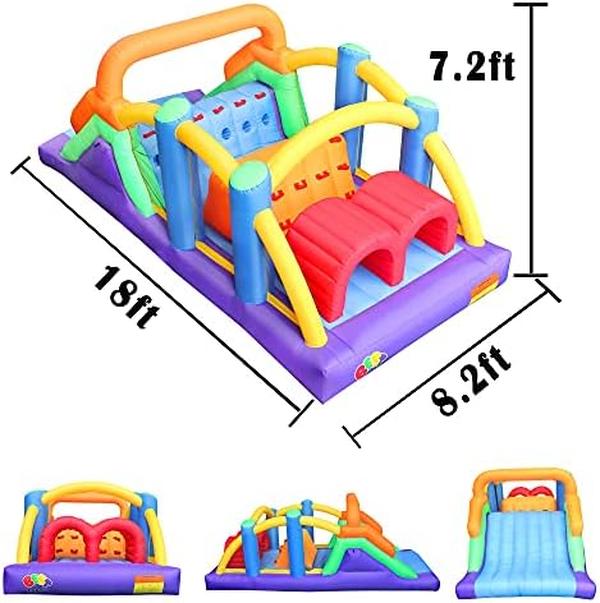 NM56650 Inflatable Obstacle Course Bounce House