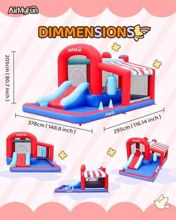 NM56658 Inflatable Bounce House with Slide