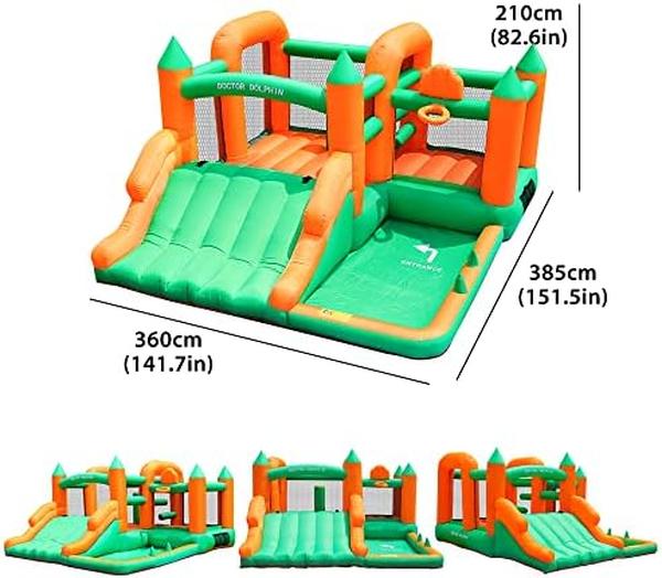 NM56660 Dolphin Toddler Bounce House