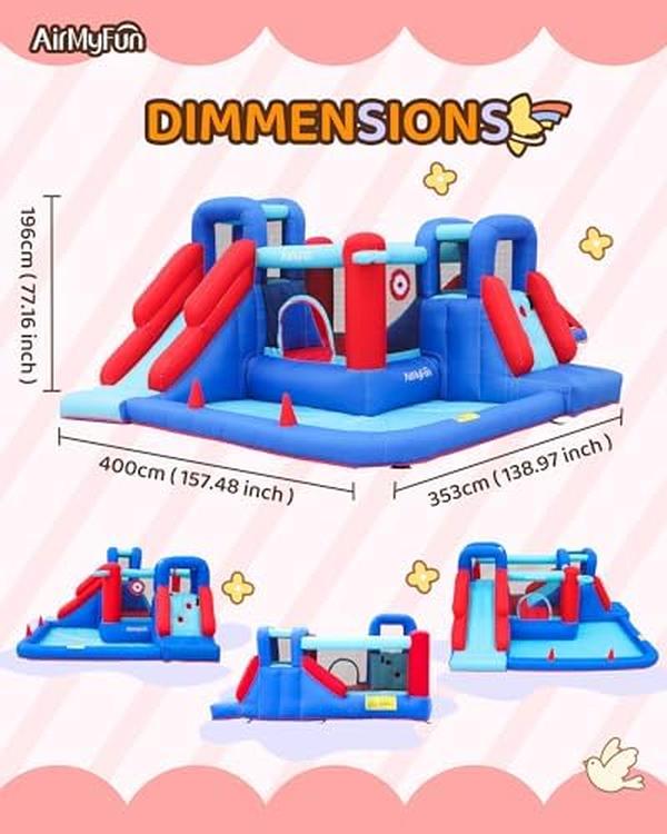 NM56693 Bouncy Castle Bounce House with Ball Pit