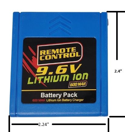 Bright    Bright 9.6 Volts / 500 mah Lithium-Ion battery for RC Truck