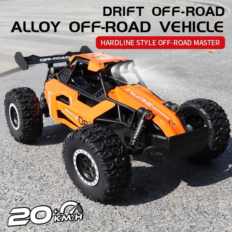 NM55817   1:16/1:20 2.4G Model RC Car With LED Light 2WD Off-road Remote Control Climbing Vehicle Outdoor Cars Toy Gifts for Kids