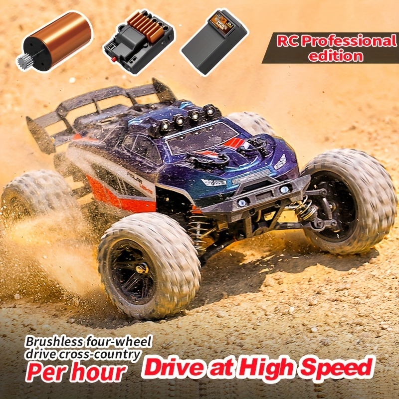 NM63091  1:14 Brushless High-speed Off-road Vehicle, Equipped With 6 Lights, Front And Rear Alloy Gears, Alloy Middle Transmission
