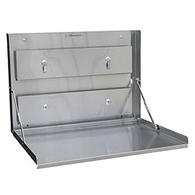 Standard Wall Desk, Stainless Steel