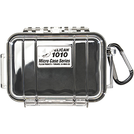 B2102331 Watertight Micro Case with Liner, 5.88 x 4.63 x 2.13 in. - Black