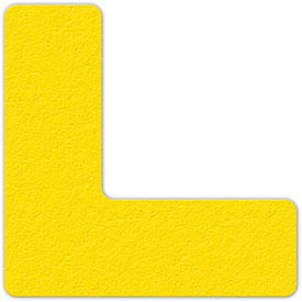L Shape Floor Marking Tape, Yellow - Pack of 25