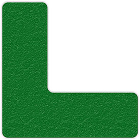 L Shape Floor Marking Tape, Green - Pack of 25