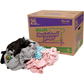 B1541922 Reclaimed Rags - Colored Knit & Polo, 25 lbs