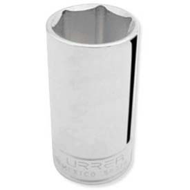 Urrea Deep SAE Socket, 5030H, 3/8" Drive, 15/16" Socket, 2 1/2" Long, 6 Pt