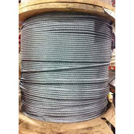 B1318054 2500 ft. 0.06 in. Dia. 1 x 7 Galvanized Aircraft Cable