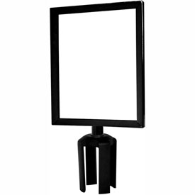 652993 Tensabarrier Black Light Duty 7 x 11 in. Sign Frame