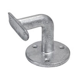 296555 Wall Mounted Handrail Bracket, 1.25 in. Dia., Gray