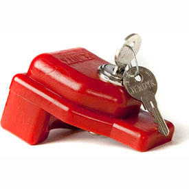 984984 Plastic Air Brake Glad Hand Lock Keyed Different, Red