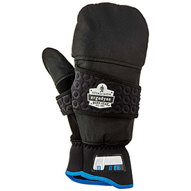 B2274271 ProFlex 816 Thermal Flip-Top Gloves, Black - Extra Large