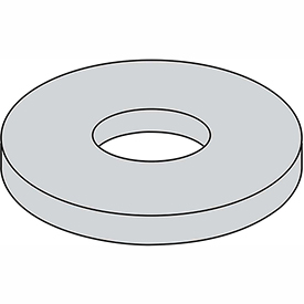 B2101313 Fender Washer - 0.25 x 1 x 0.05 in. - 304 Stainless Steel - Pack of 100