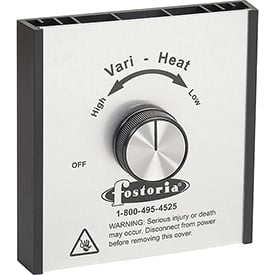 B655936 Variable Heat Control for Quartz Electric Infrared Heaters, Brown