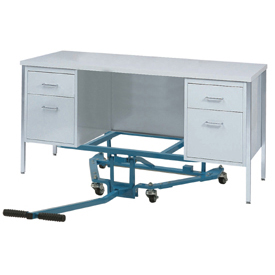 Picture of Global Industries 268602 Easy Lift Desk Mover&#44; 600 lbs - Blue