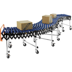 168111 Portable Flexible & Expandable Conveyor, Nylon Skate Wheels - 175 lbs