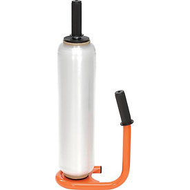 Stretch Wrap Dispenser - Black & Orange - 15-20 in. - Heavy Duty Design