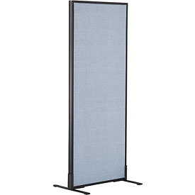Picture of Global Industries 694656FBL Freestanding Office Partition Panel&#44; 24.25 x 60 in. - Blue