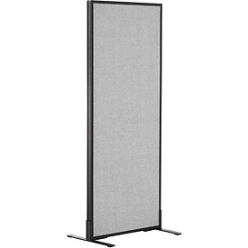 Picture of Global Industries 694656FGY Freestanding Office Partition Panel&#44; 24.25 x 60 in. - Gray
