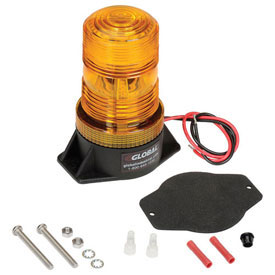 988915 High-Profile Amber LED Permanent Mount Forklift Strobe Light - 12 to 110 V